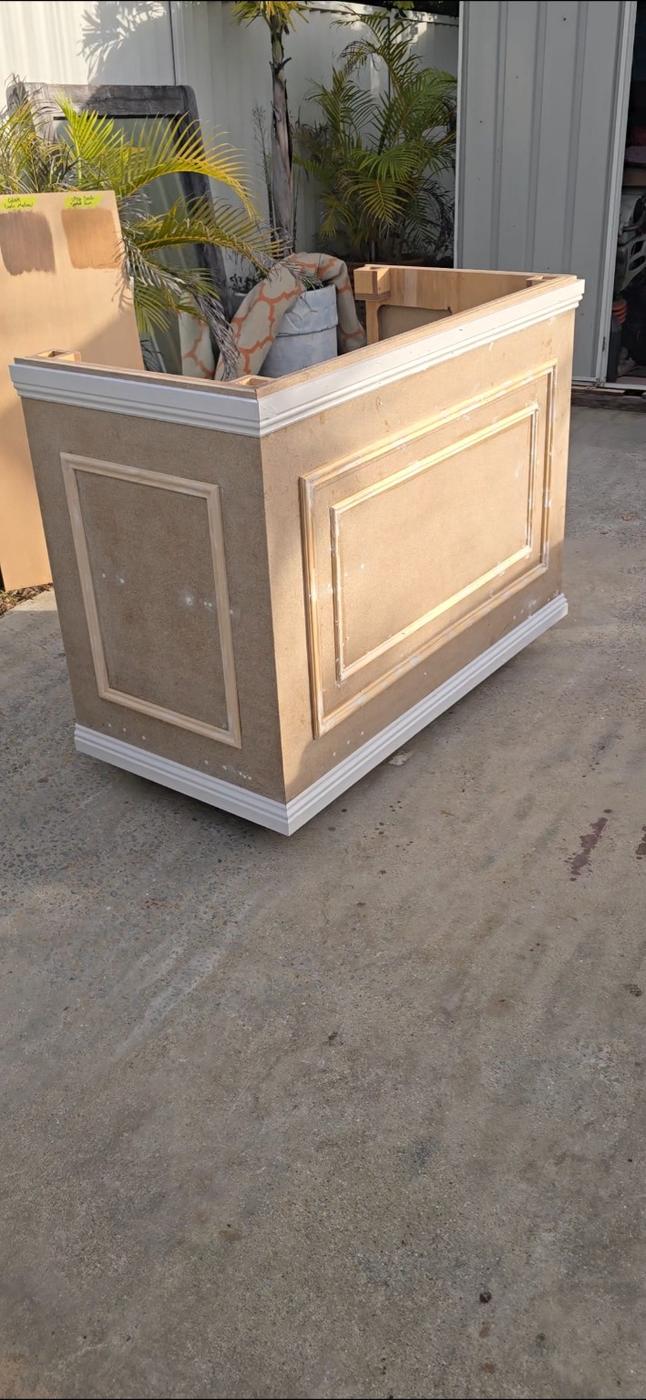 Champagne cart construction detail